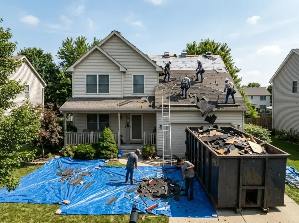 roof-replacement-debris-remova-004 — frequently asked questions, Cheapest Dumpster Rentals in Melrose Park, IL